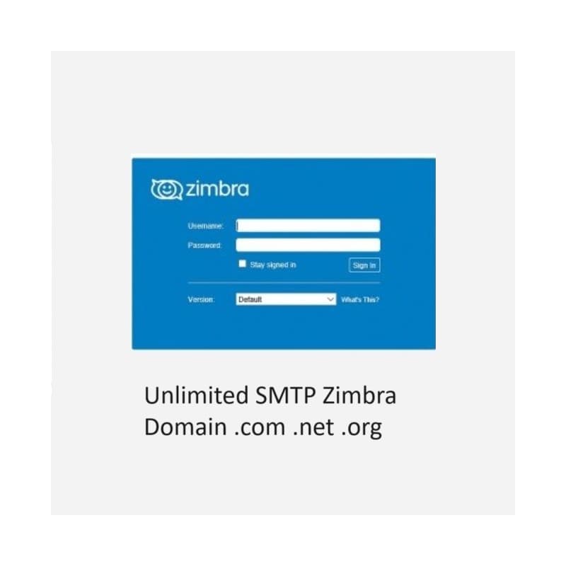 Unlimited Zimbra SMTP Server